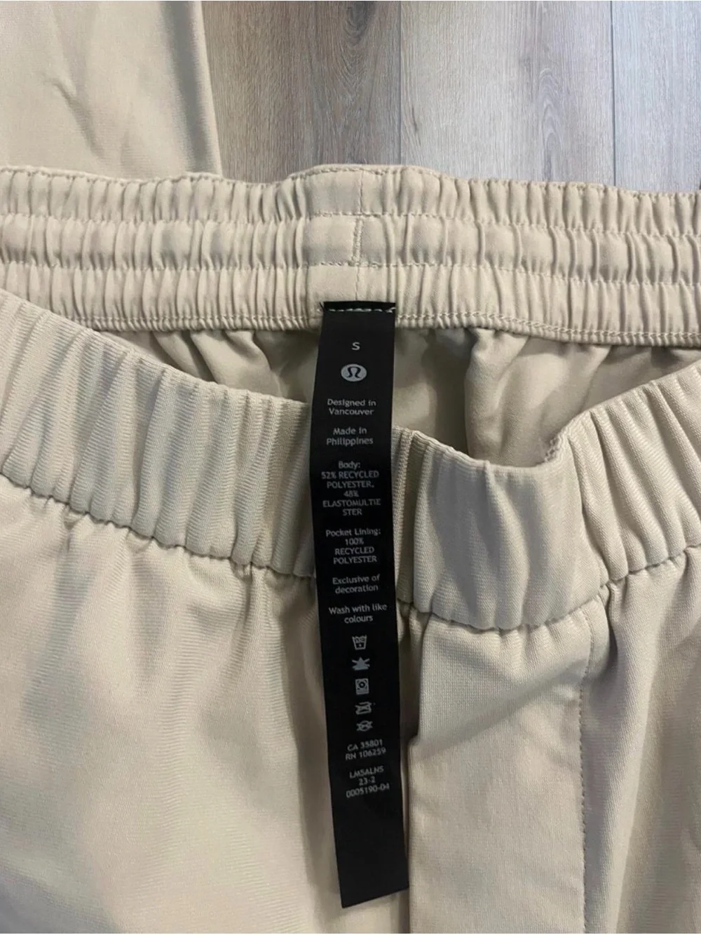lululemon ABC pull on pant natural ivory